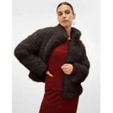 Vero Moda - Monroe - Jas - Synthetisch Bont - Hoge Opstaande Kraag - Lange Mouwen