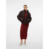 Vero Moda - Monroe - Jas - Synthetisch Bont - Hoge Opstaande Kraag - Lange Mouwen