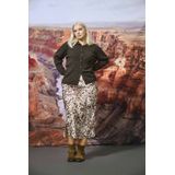 ONLY CARMAKOMA - Cardomina Satin Calf Skirt - Dames Rok