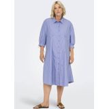 Carbjorg - Midi-jurk - O-hals - 3/4 Mouwen - Regular Fit