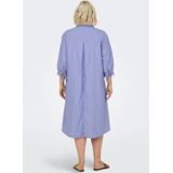 Carbjorg - Midi-jurk - O-hals - 3/4 Mouwen - Regular Fit