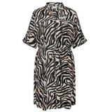 ONLY CARMAKOMA - Lange Jurk - Casual - Midi-lengte - O-hals - 2/4 Mouwen