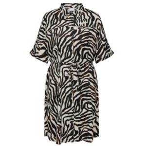 ONLY CARMAKOMA - Lange Jurk - Casual - Midi-lengte - O-hals - 2/4 Mouwen