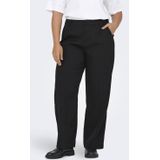 ONLY CARMAKOMA - Wide Leg High Waist Pantalon - Zwart