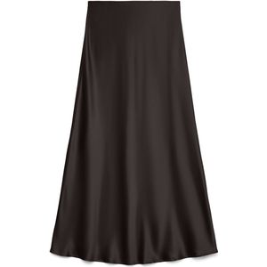 VERO MODA A-lijn rok donkerbruin