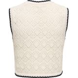 Top - O-hals - Mouwloos - Stiksel Details - Regular Fit