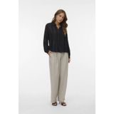 Vero Moda - Vmgolia Ls Shirt - Zwart - Lange Mouwen