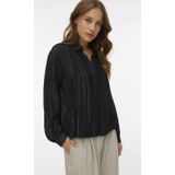 Vero Moda - Vmgolia Ls Shirt - Zwart - Lange Mouwen
