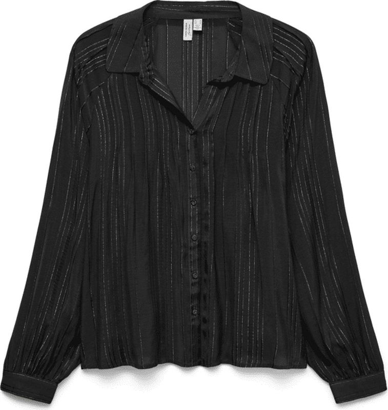 Vero Moda - Vmgolia Ls Shirt - Zwart - Lange Mouwen