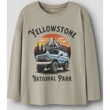 NAME IT KIDS - Longsleeve - Lichtgroen - Regular Fit - Lange Mouwen