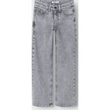 Straight Fit Jeans - Used Effect - Katoen - Verstelbare Taille