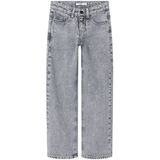 Straight Fit Jeans - Used Effect - Katoen - Verstelbare Taille