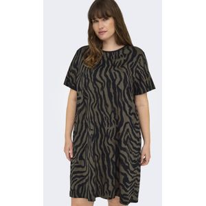 ONLY CARMAKOMA - Midi-jurk - Blousejurk - Katoen - Regular Fit