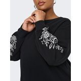 ONLY CARMAKOMA - CARJENNA LS O-NECK - Sweatjurk - Meisjes - Lange Mouwen