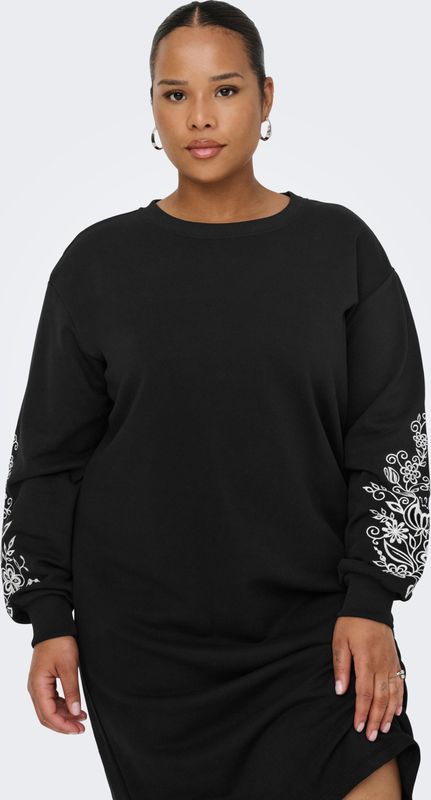 ONLY CARMAKOMA - CARJENNA LS O-NECK - Sweatjurk - Meisjes - Lange Mouwen