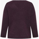 Only - Carmakoma - Trui - Bordeaux - Lange Mouw
