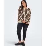 Caredelie - Gebreide Pullover - O-hals - Lange Mouwen - Regular Fit