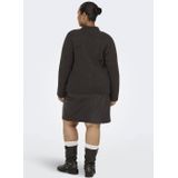 ONLY CARMAKOMA - Gebreid Vest - Bruin