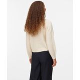 Vero Moda - Vmlya Ls V-neck Cardigan - Birch/W. Melange - Dames