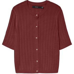 Vero Moda - Vmnewlex Stitch 24 O-neck Cardigan - Steen