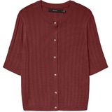 Vero Moda - Vmnewlex Stitch 24 O-neck Cardigan - Steen