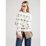 Vero Moda - Vmidelle Ls O-neck - Damestrui - Birch/w. Pink Dogwood