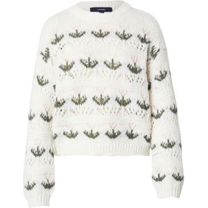 Vero Moda - Vmidelle Ls O-neck - Damestrui - Birch/w. Pink Dogwood