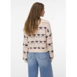 Vero Moda - Vmidelle Ls O-neck - Pullover - Beige - Dames