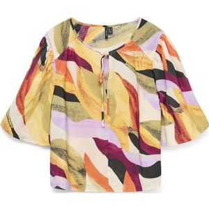 Vero Moda - Vmtilly SS Detail Top - Kleur - Materiaal