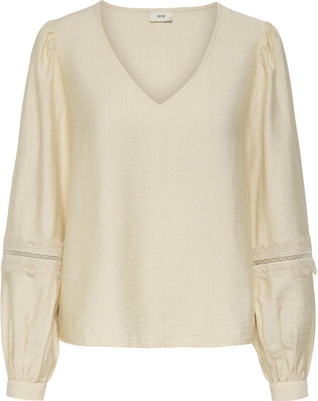 Jacqueline de Yong - Jdyayla Lace Top Wvn - Blouse - Sandshell
