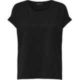 Only - ONLMOSTER GLITTER - T-shirt - Zwart - Regular Fit