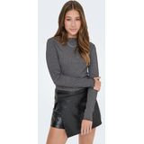 Only - Onlemma Life Ls Glitter Top - Zwart - Dames T-shirt