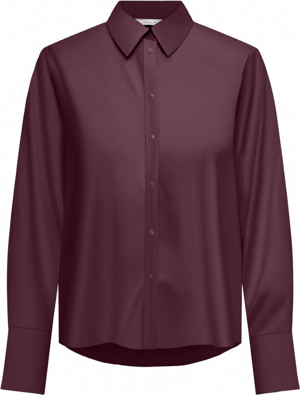 Overhemd - Viscose - Lange Mouwen - Regular Fit - Langer Aan De Achterkant