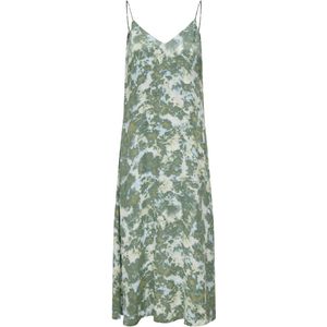 ONLY - Onlannlouise - Lange Jurk - Groene Balsem - Materiaal: Woven