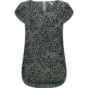 Only - ONLVIC S/S AOP TOP NOOS - Blouse - Laurel Wreath - Met All-over Print