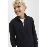 Jack & Jones - Jprblamilano Stitch Knit - Jongens Trui - Zwart
