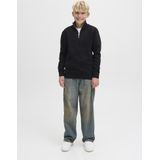 Jack & Jones - Jprblamilano Stitch Knit - Jongens Trui - Zwart