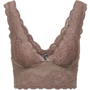 Only - ONLCHLOE - Kanten-bh - Cognac - Gevoerde Cups - Stretch