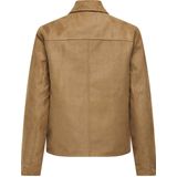 JDY - Suede Jasje - Camel - Leren Jassen