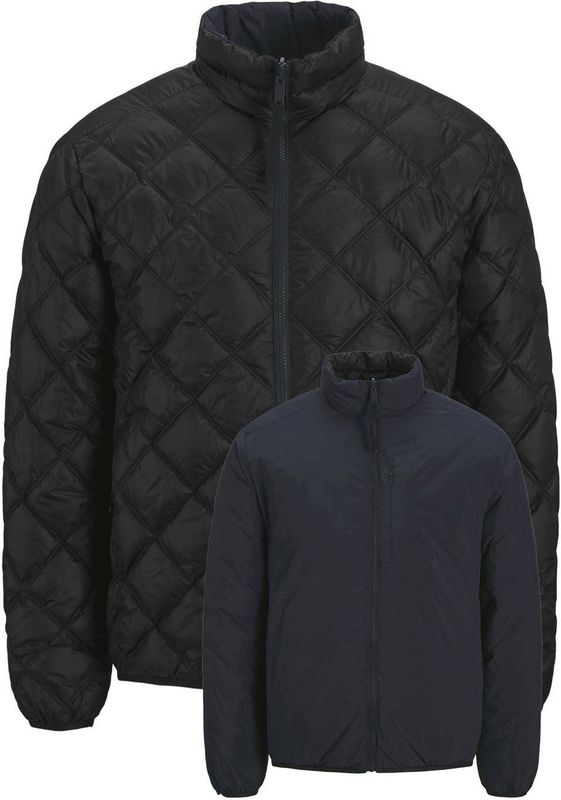 JACK & JONES - Plus Size - Reversible Jas - Donkerblauw