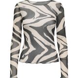 Jacqueline de Yong - Jdyelsa New O Neck Top - Zwart - T-shirt - Dames