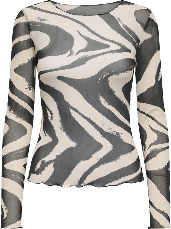 Jacqueline de Yong - Jdyelsa New O Neck Top - Zwart - T-shirt - Dames