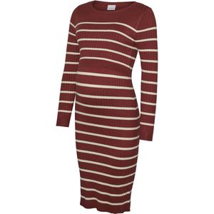 Mlnewsiv - Zwangerschapsjurk - Gebreide Jurk - Knielengte - Lange Mouwen