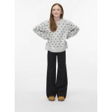 VERO MODA GIRL - VMDOTTY - Gebreide Trui - Grijs Melange