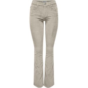 Only - Onlmary-global Mid Cord Flared Pnt - Oatmeal - Dames Broek