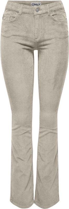 Only - Onlmary-global Mid Cord Flared Pnt - Oatmeal - Dames Broek