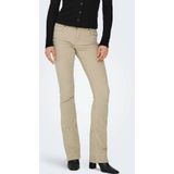 Only - Onlmary-global Mid Cord Flared Pnt - Oatmeal - Ribbroek