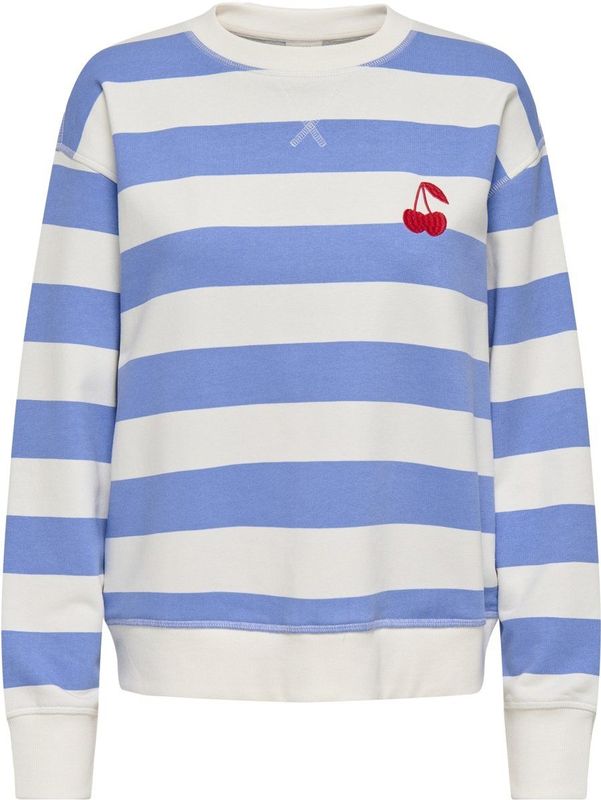 Jacqueline de Yong - Jdybetina Embroidery Sweat - Trui - Ebb And Flow