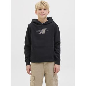 Jack and Jones Junior - Hoodie - Grijs - Sweatstof - Lange Mouwen
