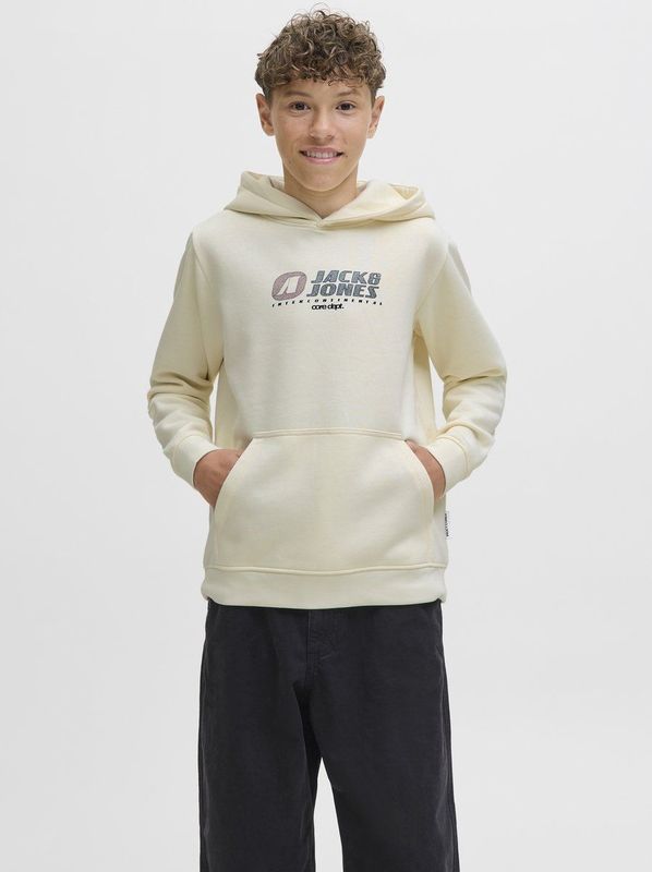 Jack and Jones Junior - Hoodie - Blauw - Sweatstof - Lange Mouwen